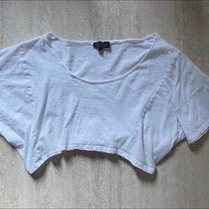 Vintage TOPSHOP Cropped White Top, size 4